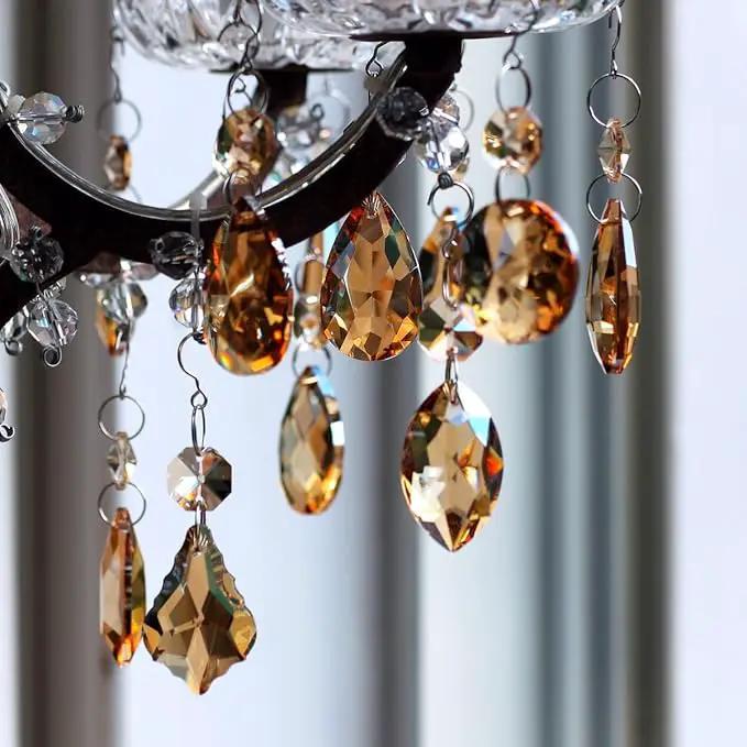 12pcs Hanging Glass Crystals Prism for Windows, Chandelier Decoration, Rainbow Maker Suncatcher by GreenHaven Gardens