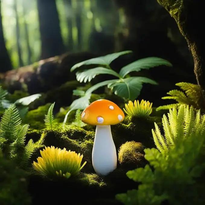 12 Pcs 1.5 to 1.8 Inch Resin Mushroom,Cute Mushrooms Fairy Garden Mushrooms Ornaments for Outdoor Decoration,Home Décor,Cake Decoration,DIY Bonsai Craft … by GreenHaven Gardens