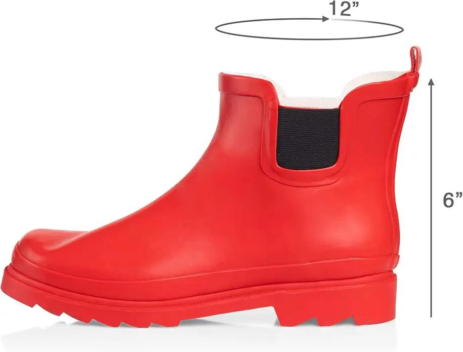 NORTY - Womens Ankle Rain Boots - Ladies Waterproof Winter Spring Garden Boot runs ½ size large by GreenHaven Gardens
