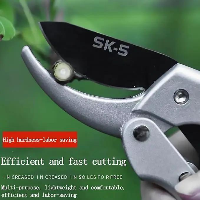 Garden clippers, premium Germany pruners, Work 3 times easier, professional pruning shears, cutting rose, flower, hedge, stem, tree, Sharp gardening scissors, Arthritis weak hand snips (Japanese-1, 1) by GreenHaven Gardens