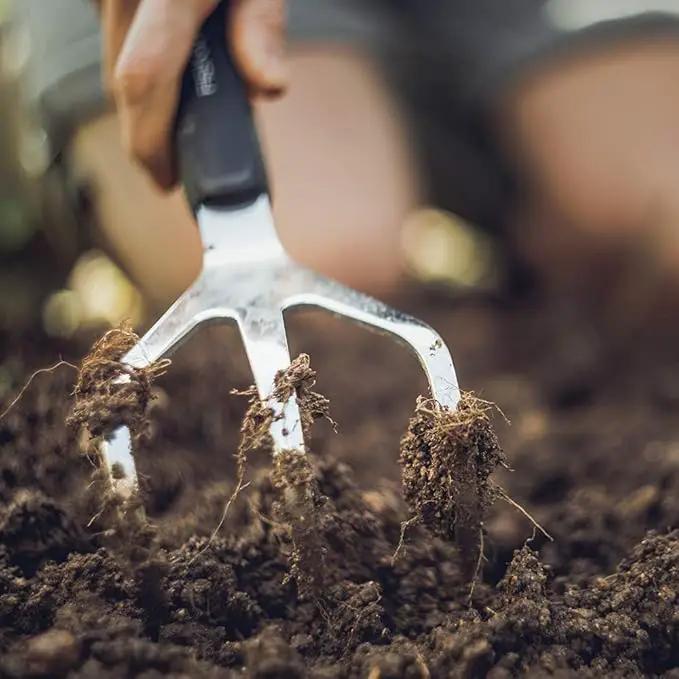 Fiskars Xact Hand Cultivator, Stainless Steel Weeder with SoftGrip Handle, Durable Garden Tool for Loosening and Aerating Soil, Ideal for Flower Beds and Garden Beds by GreenHaven Gardens