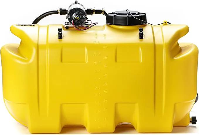 25-Gallon Gold Spot Sprayer – 12V Pump, Deluxe Handgun, 2.2 GPM, 100 PSI, Heavy-Duty Tank, Adjustable Spray Pattern & 15 Ft Hose by GreenHaven Gardens