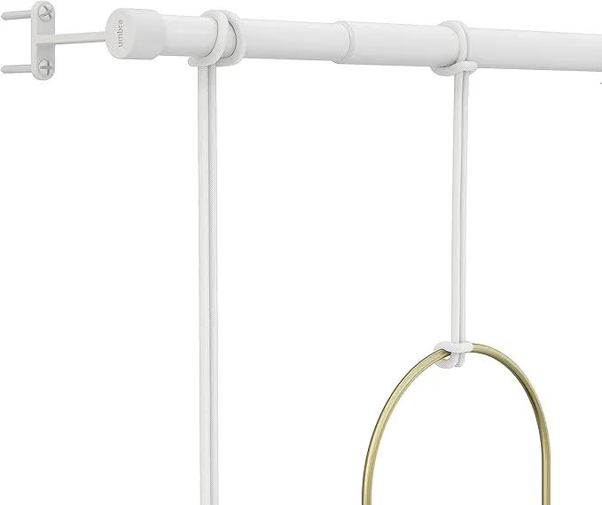 Umbra Triflora Hanging Planter for Window, Indoor Herb Garden, Set of 3, White/Brass by GreenHaven Gardens