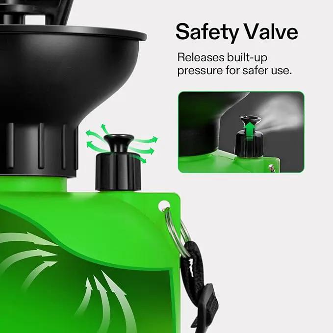 VIVOSUN 1.35-Gallon Pump Sprayer, Pressurized Lawn & Garden Sprayer with Adjustable Shoulder Strap, for Plants Spraying, Garden Watering and Household Cleaning by GreenHaven Gardens