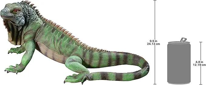 Design Toscano Iggy The Iguana Indoor/Outdoor Garden Statue, Large, 22 Inch Long, Cast Stone Resin, Full Color Finish by GreenHaven Gardens