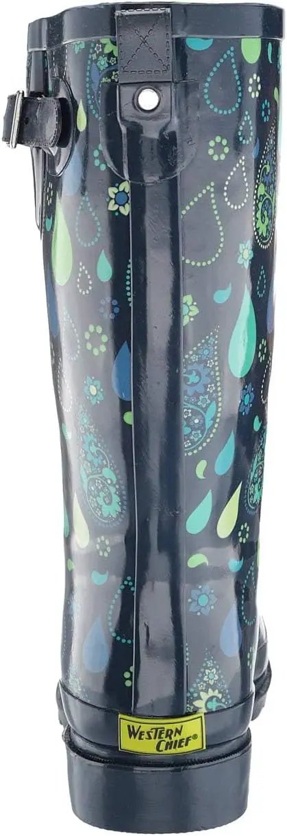 Western Chief Women's Tall Waterproof Rain Boot Outdoor Garden Shoes by GreenHaven Gardens