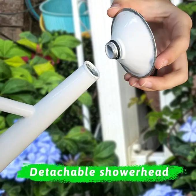 Metal Watering Can for Outdoor and Indoor Plants, Watering Can Decor, 1 Gallon (Taurus) by GreenHaven Gardens
