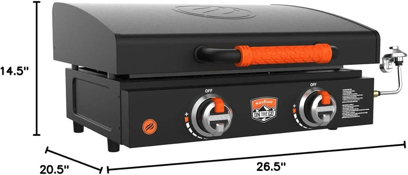Blackstone 2224 On-The-Go 22" Omnivore Tabletop Griddle with Hood by GreenHaven Gardens