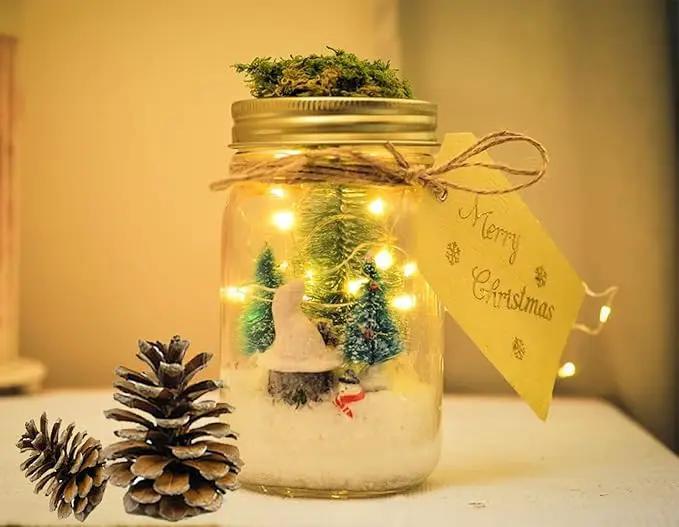 ANGMLN Solar Mason Jar Lights Lids, 10 Pack 30 LED Solar Fairy Lights for Regular Mouth Mason Jars, Outdoor Hanging Mason Jar Lights for Garden Yard Decor, Wedding Christmas Gifts (Jars Not Included) by GreenHaven Gardens