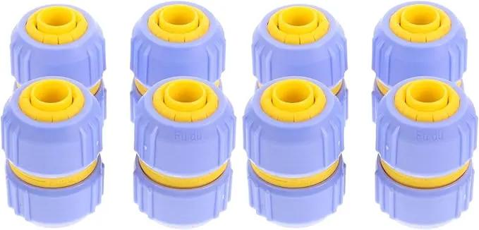 8 pcs Barb Hose Fittings system fittings zero-g hose repair kit 1/2 inch water hose adapter hose repair connector irrigations thread fittings extension pipeline abs Patcher by GreenHaven Gardens
