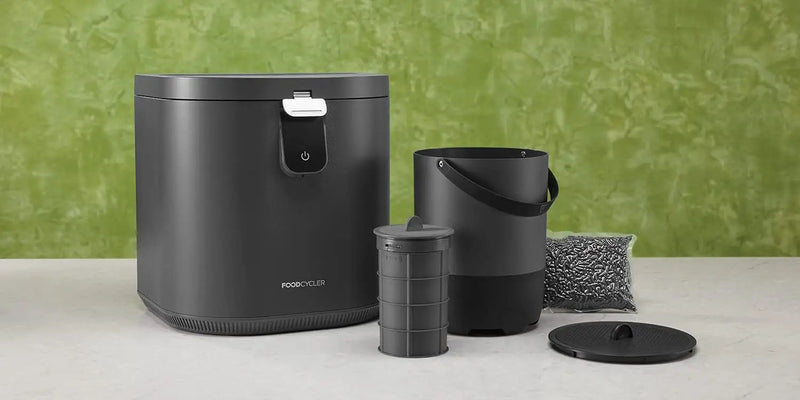 Food Cycler Eco 5 Award-Winning Kitchen Food Recycler | Indoor Composter Bin Alternative | Electric Countertop Food Disposer with Odorless 5L Indoor Food Waste Bin for Easy Waste Management | Grey by GreenHaven Gardens