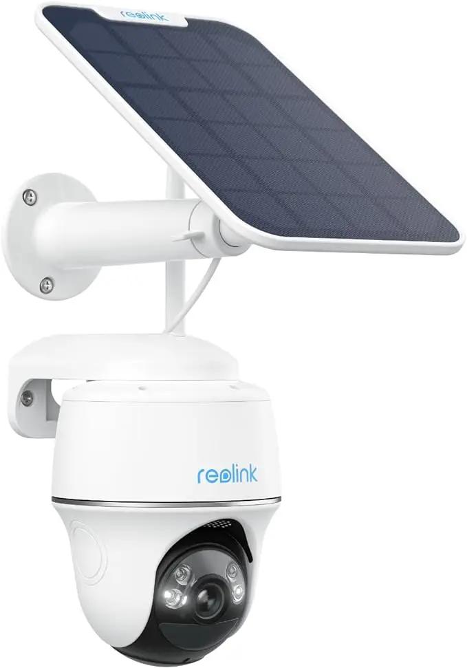REOLINK Security Camera Wireless Outdoor, Pan Tilt Solar Powered, 5MP 2K+ Color Night Vision, 2.4/5GHz WiFi, Works with Smart Home for Surveillance, Home Hub Compatible, Argus PT + Solar Panel by GreenHaven Gardens