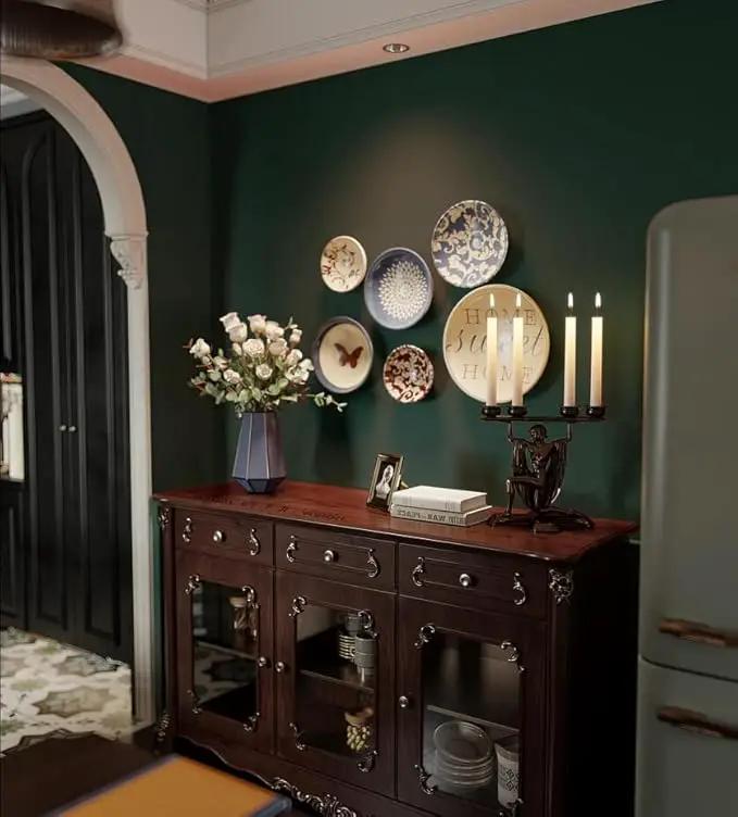 Dimoon 236''x15.7'' Emerald Dark Skin Peel and Stick Wallpaper Contact Paper Modern Self Adhesive Wall Paper Removable Renter Friendly Textured Solid Vinyl Roll (236''x15.7'',Emerald Dark Skin) by GreenHaven Gardens