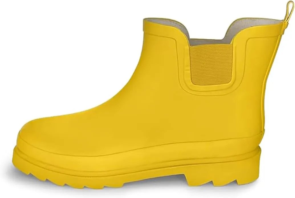 NORTY - Womens Ankle Rain Boots - Ladies Waterproof Winter Spring Garden Boot runs ½ size large by GreenHaven Gardens