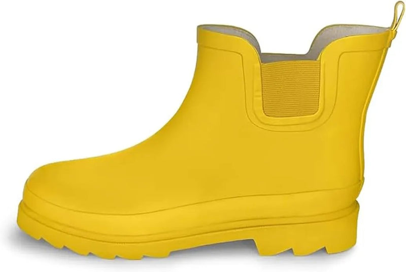 NORTY - Womens Ankle Rain Boots - Ladies Waterproof Winter Spring Garden Boot runs ½ size large by GreenHaven Gardens