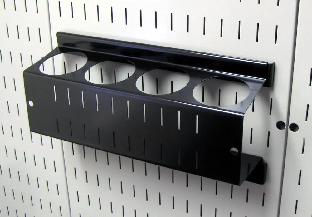 Wall Control Pegboard Metal Organizer, 4 ft. Black, Storage Rack with Rust Resistant Finish by GreenHaven Gardens