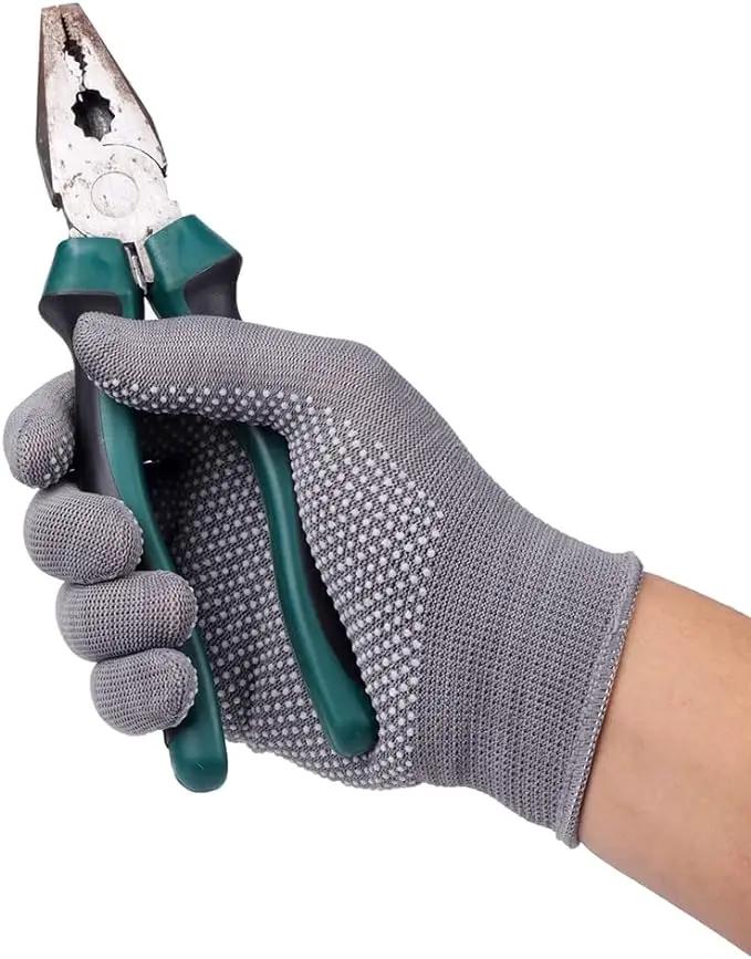 24Pcs Work Gloves Anti-slip Knitted Stretchy Cloth Glove Thin Moist Glove Liners by GreenHaven Gardens