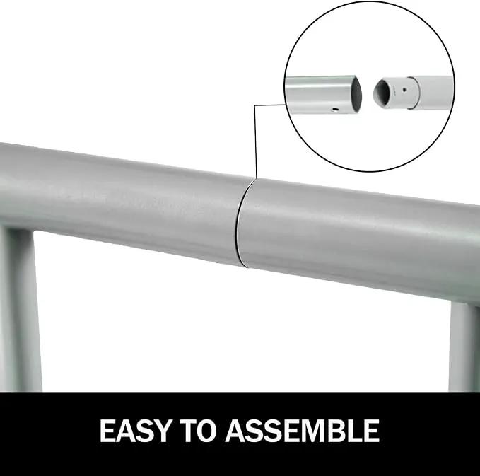 BestEquip 111" Length Floor Bike Rack, 9 Holders All-Steel Grid Bike Rack, Single-Side Storage Stand for Garages Streets Yards by GreenHaven Gardens