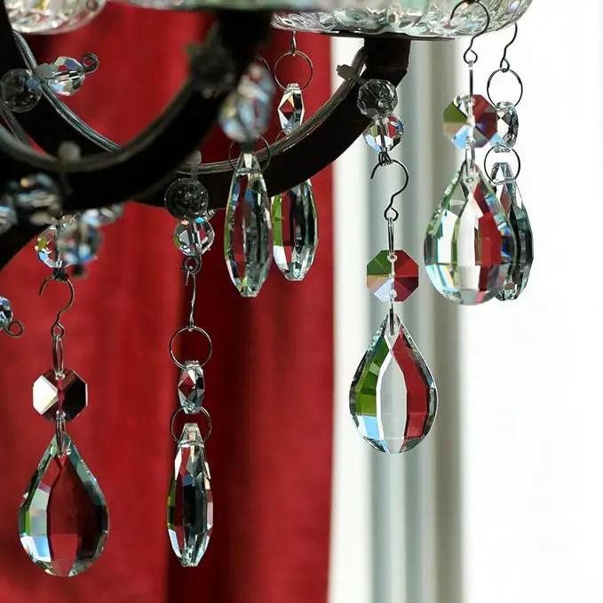 12pcs Crystal Suncatchers, Hanging Crystals Chandelier Prisms for Windows, Rainbow Maker Home Decoration by GreenHaven Gardens