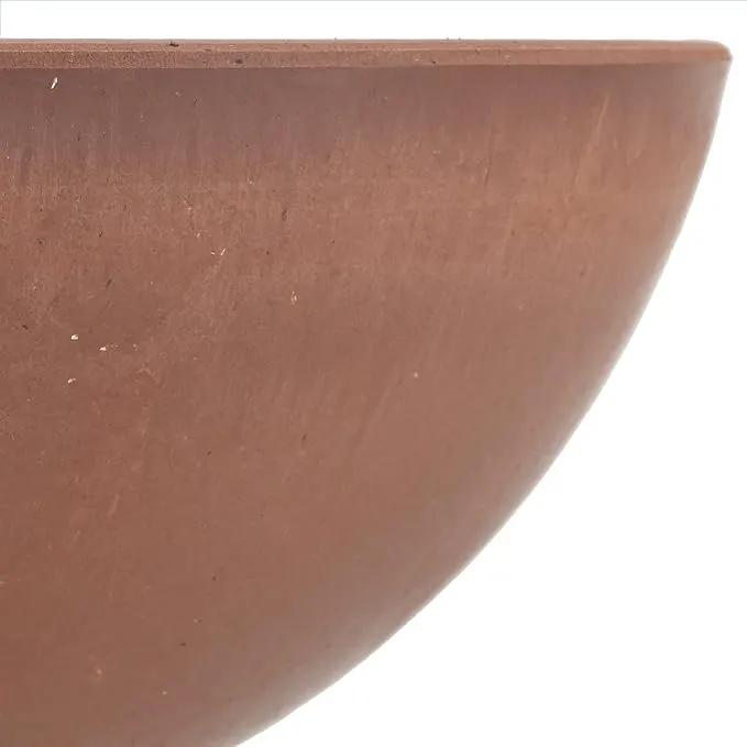 PSW M20TC Pot Collection Shallow Garden Bowl Planter for Succulents, Bonsai, Fairy Gardens, Herbs, 8-inch, Terra Cotta Color by GreenHaven Gardens