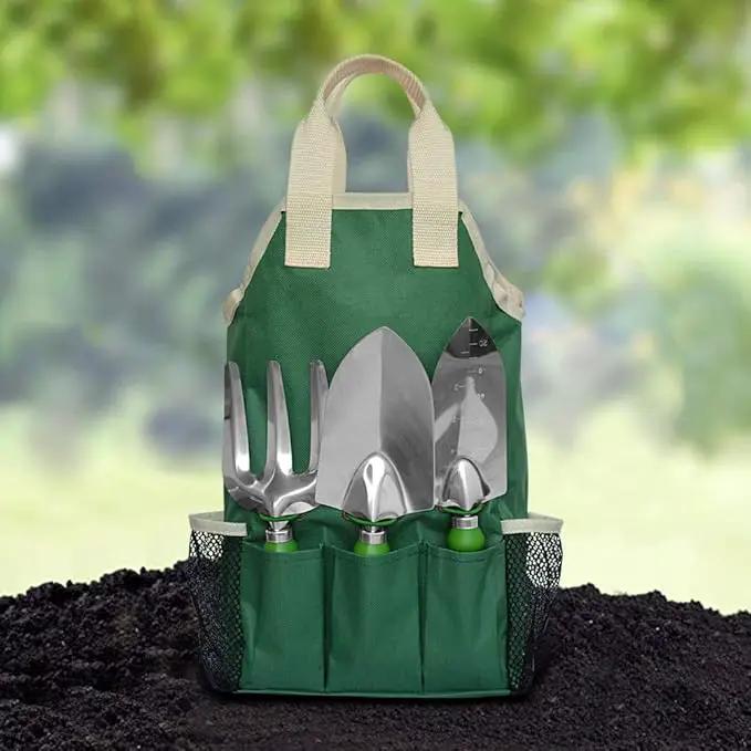 11-Piece Gardening Tool Set, Garden Tool Kit with Tote Bag, Adjustable Apron, and Gardening Accessories, Perfect Gardening Gifts for Women and Men by GreenHaven Gardens