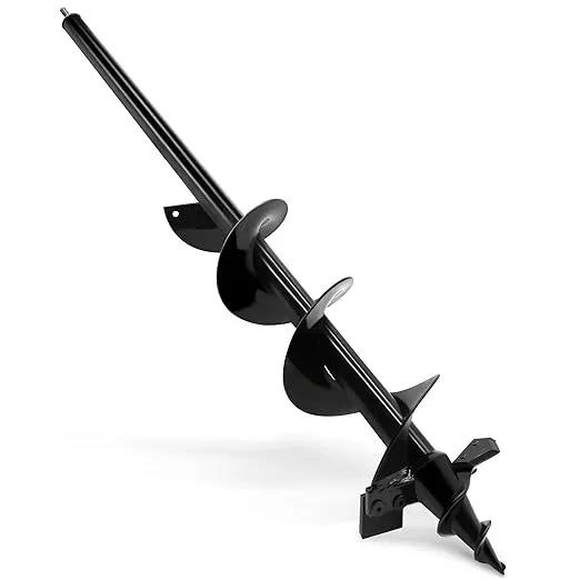 SYITCUN Auger Drill Bit for Planting - 4"X32" Heavy-Duty Post Hole Auger - Auger Post Hole Digger for Fence- 3/8" Hex Drive Drill by GreenHaven Gardens