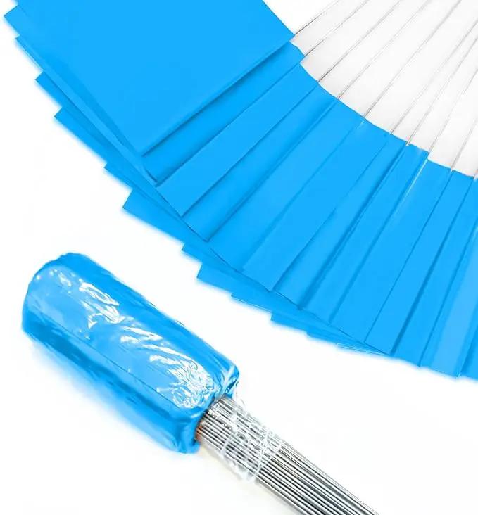 Zozen 100Pack Blue Marking Flags, Writable/15x4x5 Inch, Yard Flags for Lawn & Irrigation & Landscape & Sprinkler & Survey & Dog Training. by GreenHaven Gardens