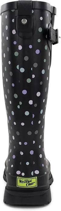Western Chief Women's Tall Waterproof Rain Boot Outdoor Garden Shoes by GreenHaven Gardens