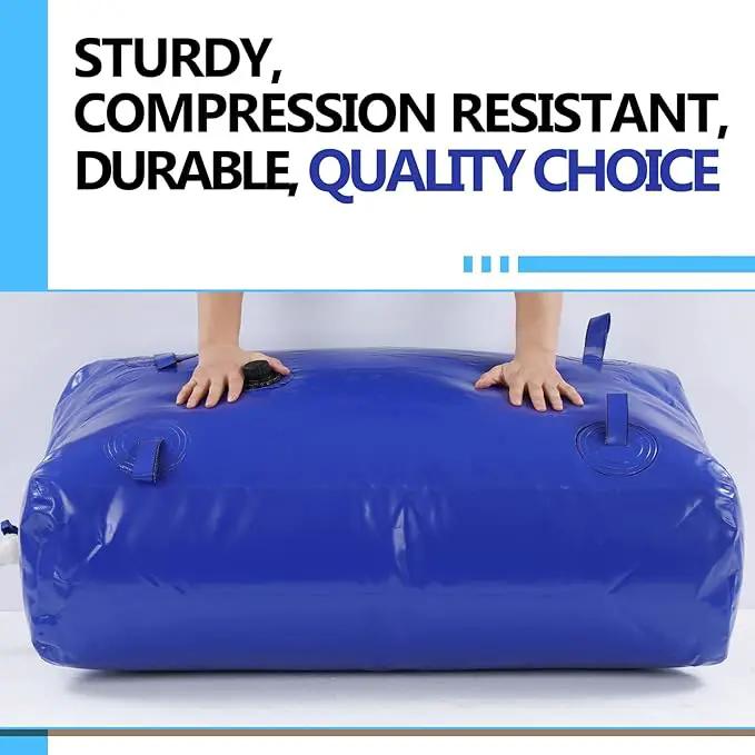 Kingdder Large Capacity Water Storage Bladder Emergency Water Bladder Tanks Foldable Storage Tank Portable Rainwater Bag for Drought Resistance Fire Protection Agricultural Irrigation(110L) by GreenHaven Gardens