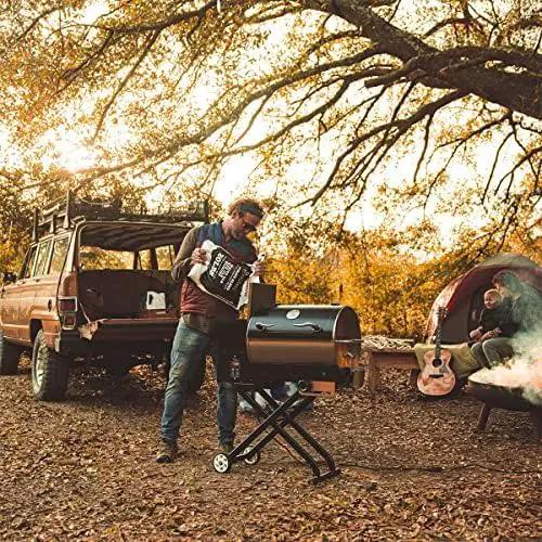 recteq Pellet Grill - Road Warrior 340 + Cover, Portable Electric Pellet Smoker Grill, BBQ, Wood Pellets, Sear, Smoke, and More by GreenHaven Gardens