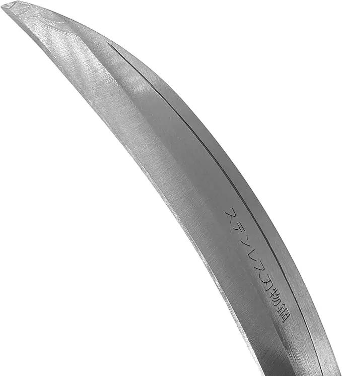 KAKURI Grass Sickle Garden Tool 7.6", Japanese Style Kama Weeding Sickle, Stainless Steel Blade by GreenHaven Gardens