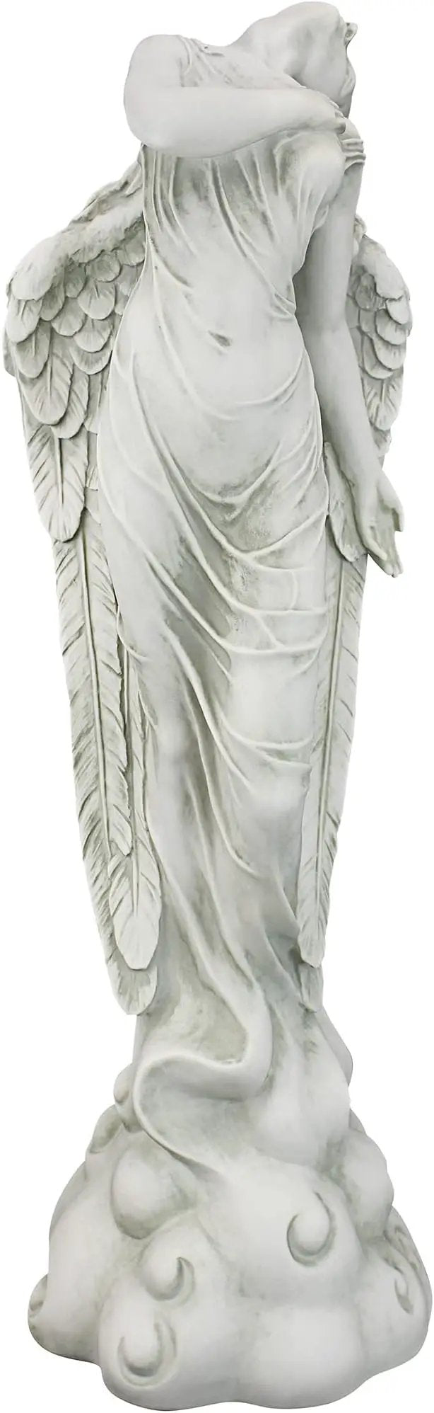 Design Toscano Ascending Angel Garden Statue, Medium, Antique Stone by GreenHaven Gardens