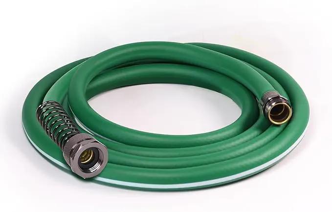 Short Garden Hose 8 ft – Hybird Water Hose Leader - Small Hose Extension, Lightweight Hose Extender for Lawn Watering, Car Washing - Burst 500 Psi (Green, 8 FT) by GreenHaven Gardens