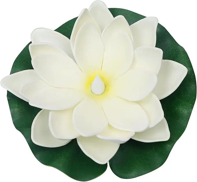 12 PCS Waterproof Floating Lotus Light - Floating Flower Light Battery Operated Water Activated Warm White Pool Flower Lamp Wedding,Anniversary,Garden Decoration by GreenHaven Gardens