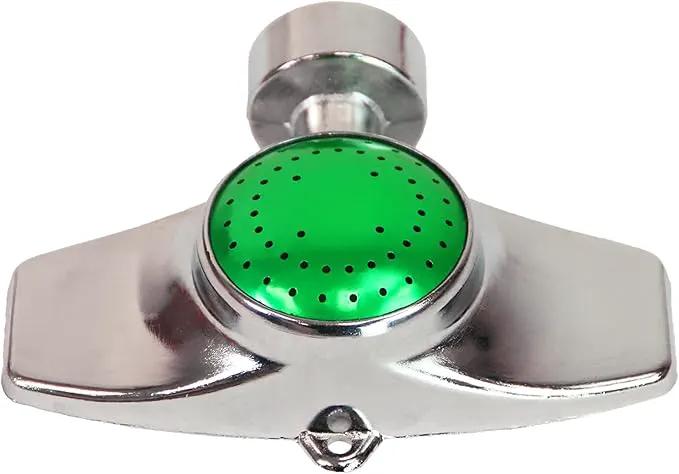Chapin 6-9487: Circular Pattern Spot Sprinkler 2 Pack, 360 Degree Sprinkler Head for Small Gardens and Lawns, Up to 30ft Coverage Area, Lawn Sprinkler, Small Area Yards and Garden Watering, Green by GreenHaven Gardens