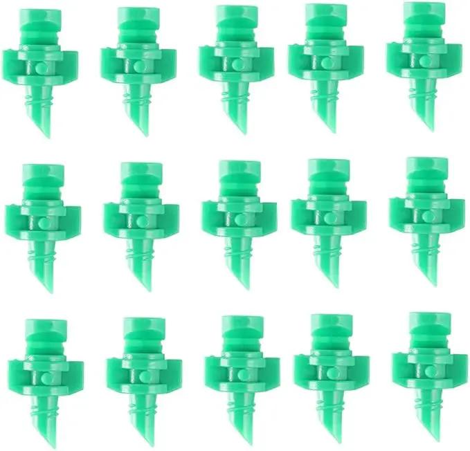 100 Pcs 180 Degree Refraction Atomized Dripper Micro Garden Sprinkler Sprayer Hydroponic Garden Irrigation by GreenHaven Gardens