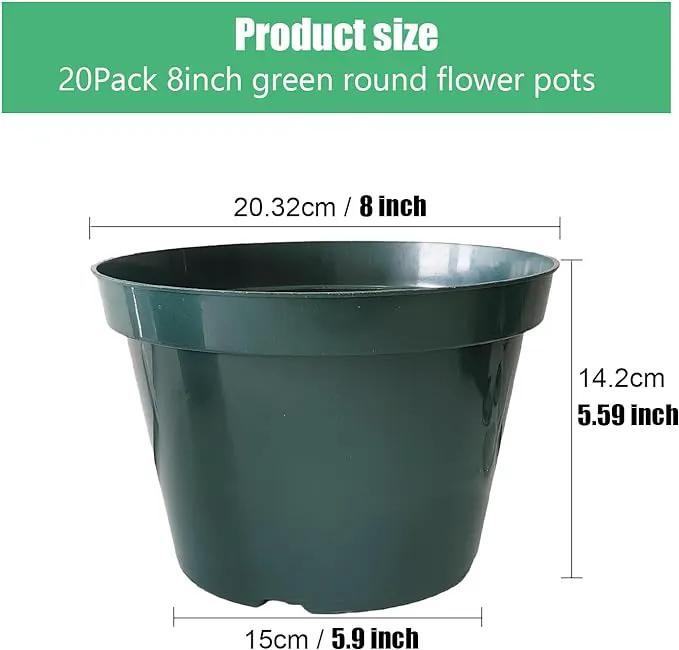 DAPERCI RooTrimmer 8 inches Nursery Pot Plant Grow Sturdy Flower pots in Bulk Price 20P by GreenHaven Gardens