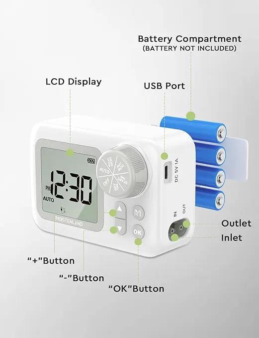 [2025 Upgraded] Automatic Drip Irrigation Kit, 15 Potted Indoor Houseplants Support, Indoor Automatic Watering System for Plants, with Digital Programmable Water Timer by GreenHaven Gardens