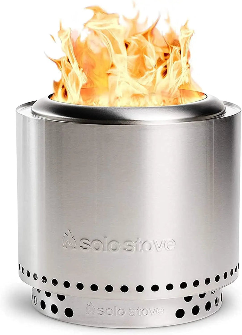 Solo Stove Ranger with Stand Portable Outdoor Fire Pit Stainless Steel Firepot for Wood Burning and Low Smoke Great Fire Pits for Outside | 15x12.5 Inch Outside Fire Pit by GreenHaven Gardens