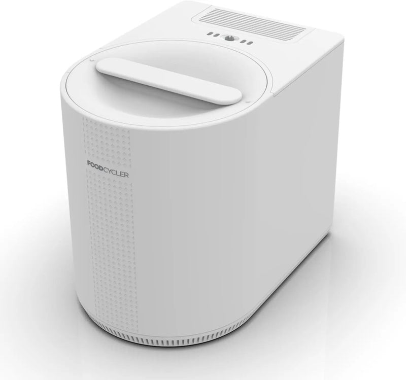 Eco 3 Compact Kitchen Food Recycler | Indoor Composter Bin Alternative | Electric Countertop Food Waste Disposer with Odorless 3.5L Indoor Food Waste Bin for Easy Waste Management | White by GreenHaven Gardens