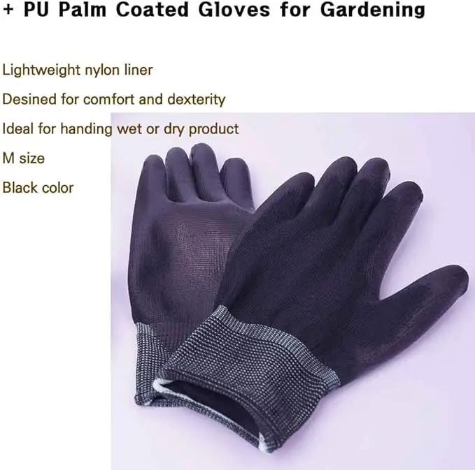 HandPlowHoe Gardentool with Safety Cover for Easy Gardening, Weeding and Farming Made by Korean Master Blacksmith (M GLOVE) by GreenHaven Gardens