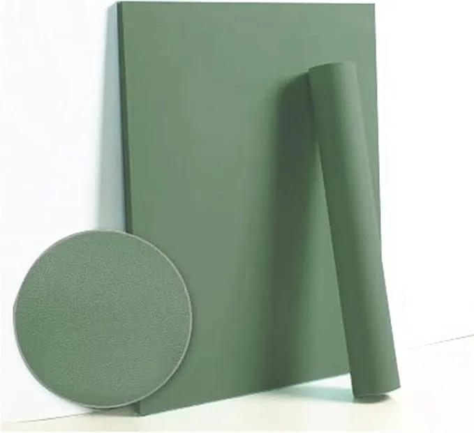 Dimoon 590''x23.6'' Green Peel and Stick Wallpaper Contact Paper Modern Self Adhesive Wall Paper Removable Renter Friendly Textured Solid Color Shelf Cabinet Vinyl Roll (590''x23.6'',Dark Green) by GreenHaven Gardens