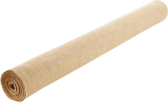 VEVOR Burlap Fabric Roll, 40” x 30 ft High Density Natural Jute Fiber Material for Outdoor Plant Care, Tree Wrap Roll, Decor, DIY Crafts, Wedding, Garden Weed Barrier, Plant & Tree Winter Covering by GreenHaven Gardens