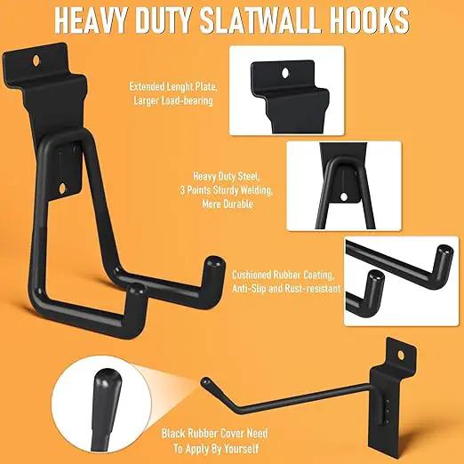 INCLY 30PCS Slatwall Accessories Set with Slatwall Baskets, Slatwall Hooks, Slatwall Shelves, Slatwall Bins, Slatwall Cups, Heavy Duty Slat Wall Accessory for Garage Room Shop Organizing Display by GreenHaven Gardens