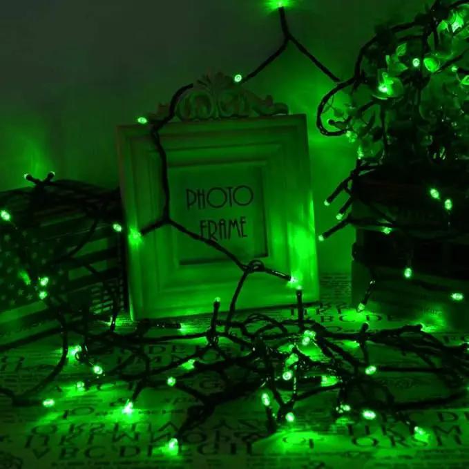 Toodour Solar Christmas Lights, 2 Packs Total 144ft 400 LED 8 Modes Solar String Lights, Waterproof Solar Outdoor Christmas Lights for Garden, Patio, Fence, Balcony, Christmas Tree Decor - Green by GreenHaven Gardens