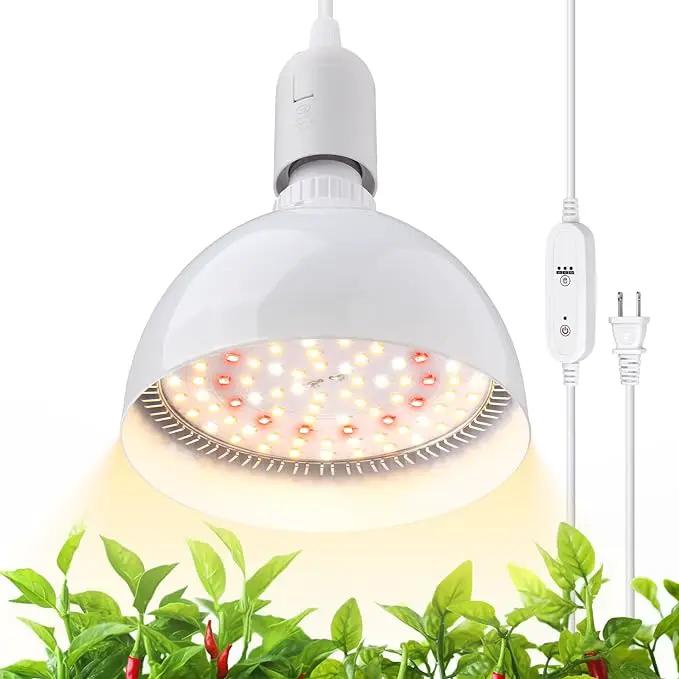 Barrina Hanging Grow Lights for Indoor Plants, 25W Full Spectrum, with Timer and 16.4FT Power Cord, Pendant Plant Lights for Indoor Growing, Large Tall Plant, Garden, Flowers, Greenhouse by GreenHaven Gardens