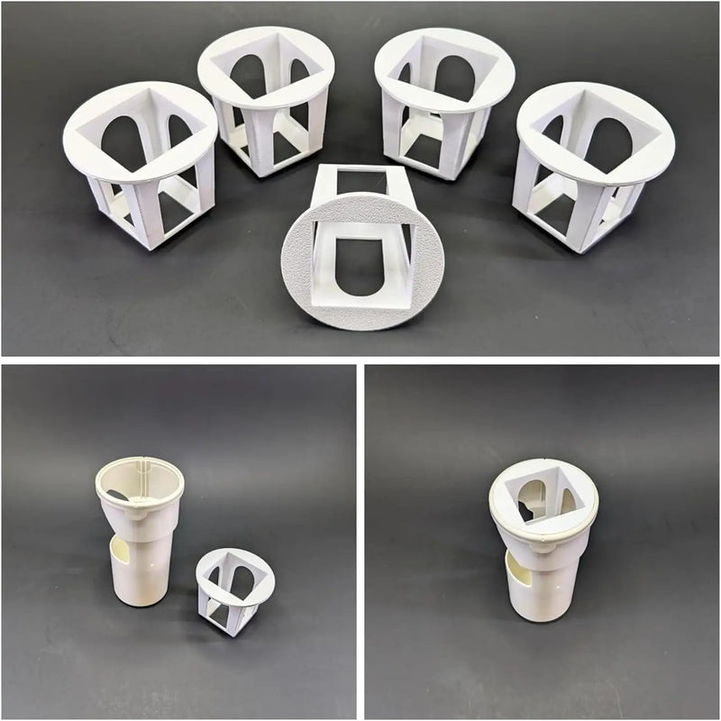 Grow Cubes for Hydroponic System/Compatible with Gardyn (10 Grow Cubes / 10 W&B caps) by GreenHaven Gardens