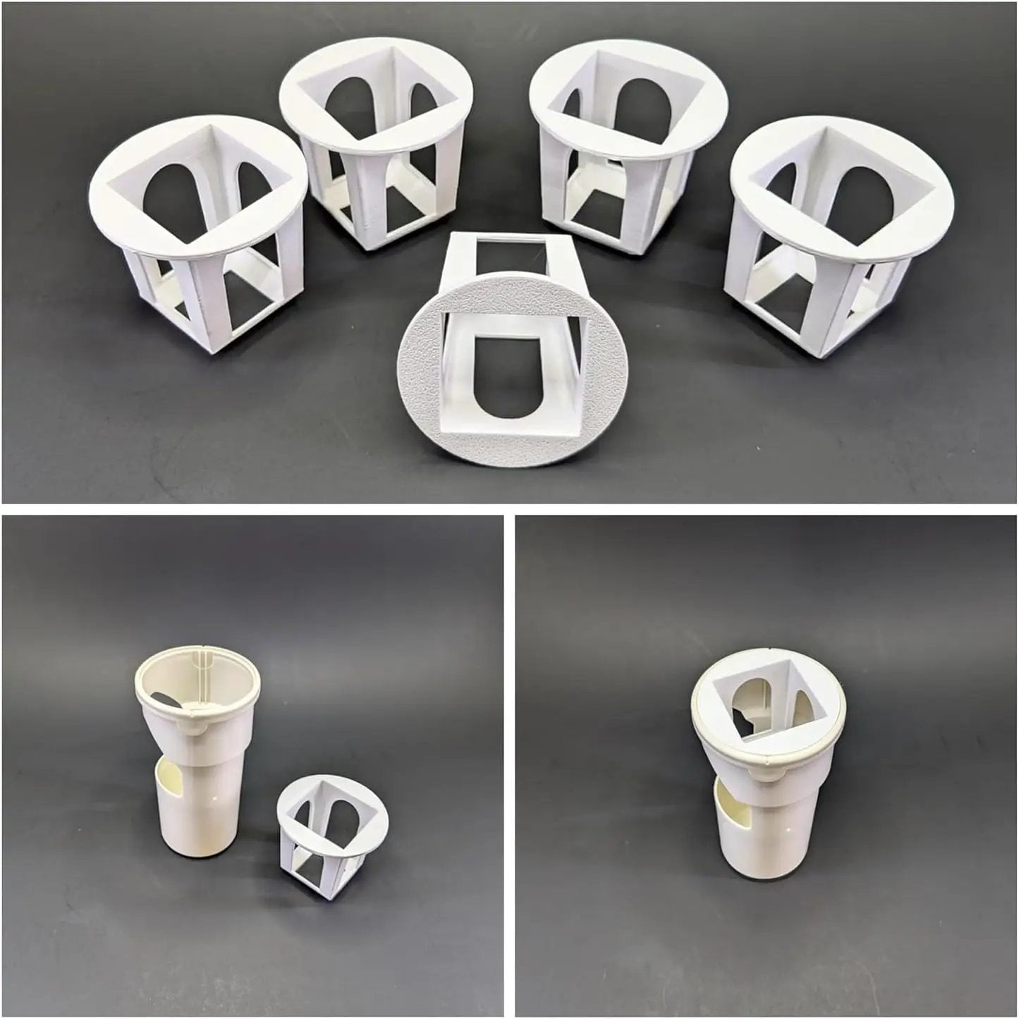Grow Cubes for Hydroponic System/Compatible with Gardyn (10 Grow Cubes / 10 White caps) by GreenHaven Gardens