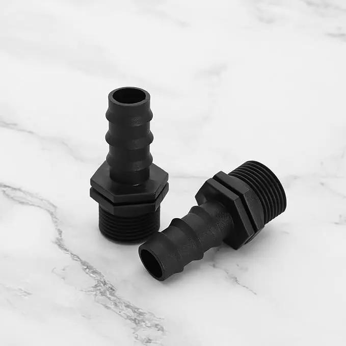 SING F LTD 20pcs 20mm to 3/4 Inch Couplings Irrigation Hose Connector Garden Hose Connector Kit Barb Connector for Drip Irrigation System Garden Pipe Fitting by GreenHaven Gardens