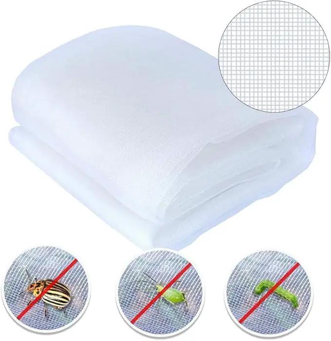 Agfabric Garden Netting 5'x10' Insect Pest Barrier Bird Netting for Garden Protection,Row Cover Mesh Netting for Vegetables Fruit Trees and Plants,White by GreenHaven Gardens